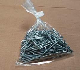Galvanized Nails 2.65 x 50mm (0.5kg Bag)